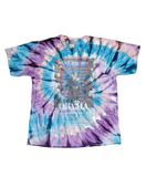 'Obama Takes Charge' Tie-Dye Tee "Berry Medley" L