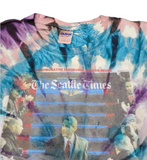 'Obama Takes Charge' Tie-Dye Tee "Berry Medley" L